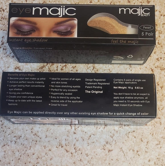 Majic Beauty Instant Eye Shadow 5 Pair In Box! - Picture 3 of 4